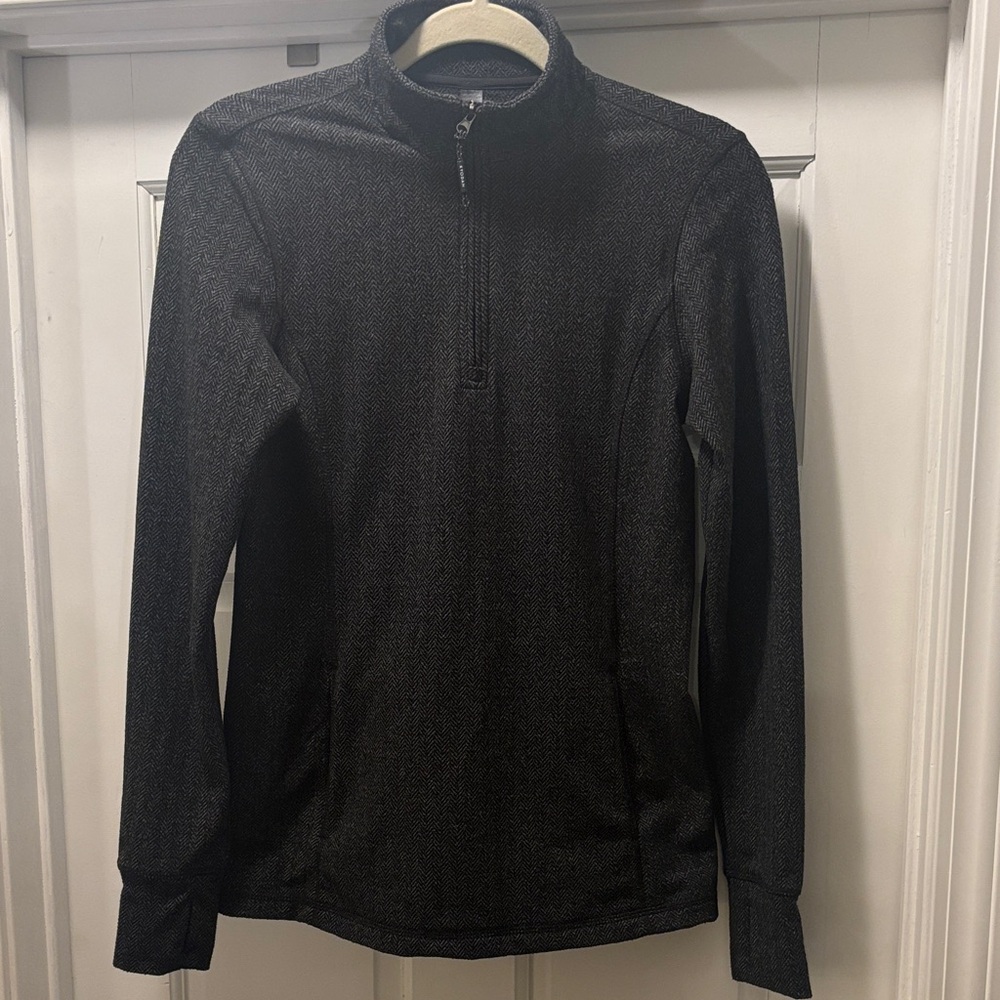 Kyodan Black Quarter-Zip Pullover sz small